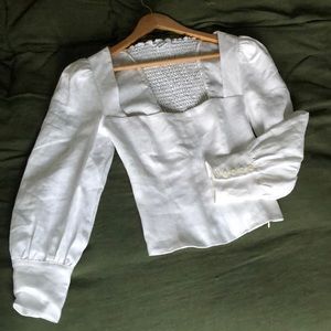Reformation 100% Linen blouse